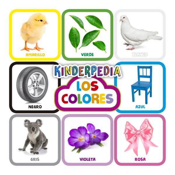 LIBRO KINDERPEDIA LOS COLORES