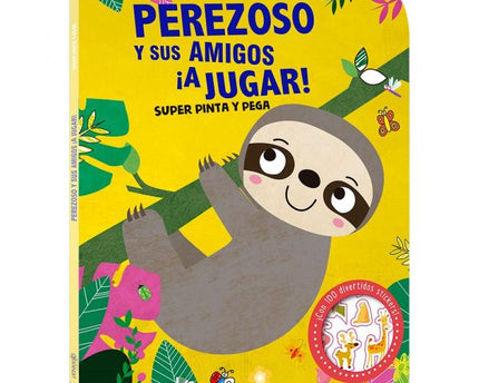 LIBRO SUPER PINTA, PEREZOSO Y SUS AMIGOS A JUGAR