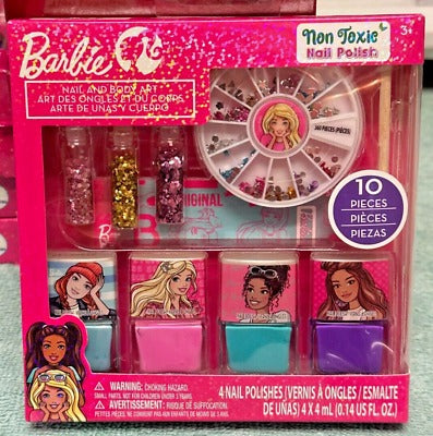 CAJA DE ARTE P/ UÑAS BARBIE