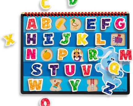 ROMPECABEZAS DE MADERA BLUE CLUES ALPHABET-MELISSA