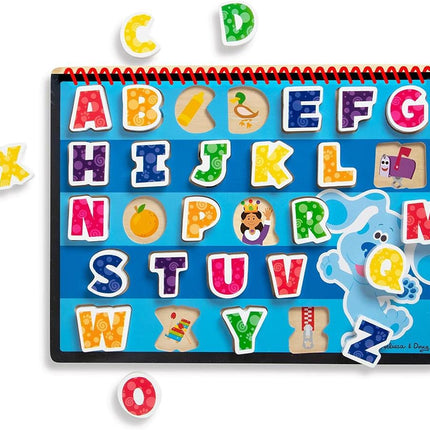 ROMPECABEZAS DE MADERA BLUE CLUES ALPHABET-MELISSA