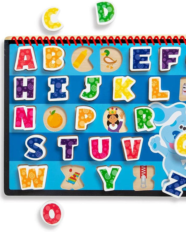 ROMPECABEZAS DE MADERA BLUE CLUES ALPHABET-MELISSA