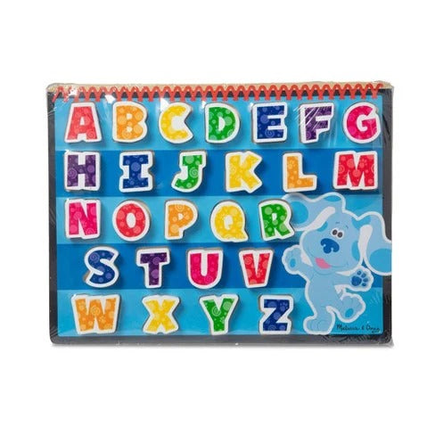 ROMPECABEZAS DE MADERA BLUE CLUES ALPHABET-MELISSA