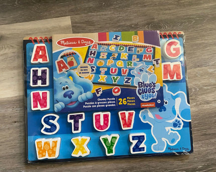 ROMPECABEZAS DE MADERA BLUE CLUES ALPHABET-MELISSA