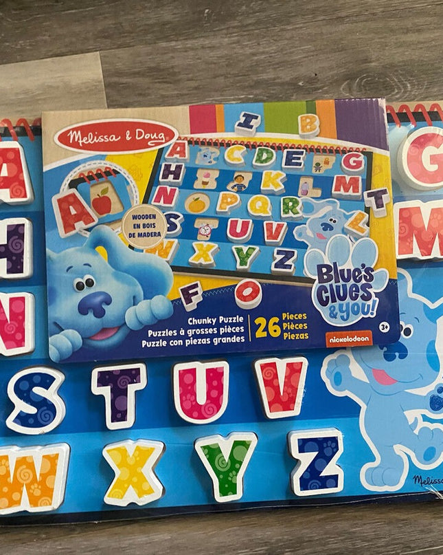 ROMPECABEZAS DE MADERA BLUE CLUES ALPHABET-MELISSA