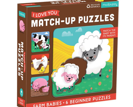 ROMPECABEZAS FARM BABIES I LOVE YOU SET 6UND