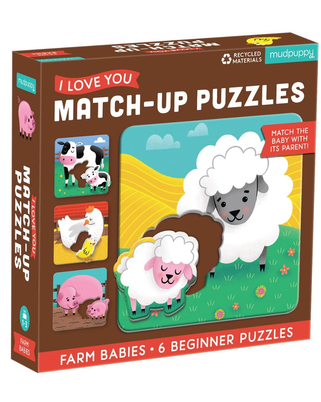 ROMPECABEZAS FARM BABIES I LOVE YOU SET 6UND