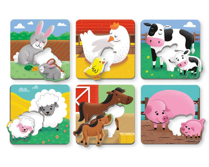 ROMPECABEZAS FARM BABIES I LOVE YOU SET 6UND