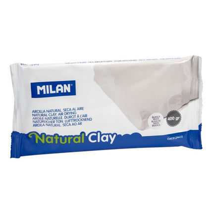 ARCILLA NATURAL BLANCA 400GR MILAN