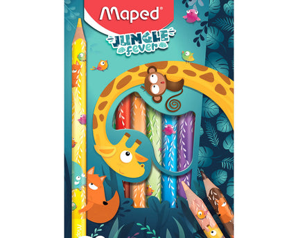 COLORES MAPE JUNGLE FEVER 12 PZ