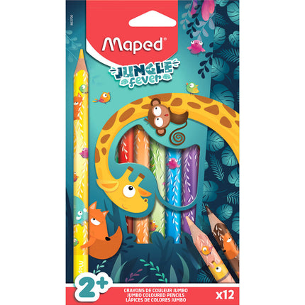 COLORES MAPE JUNGLE FEVER 12 PZ