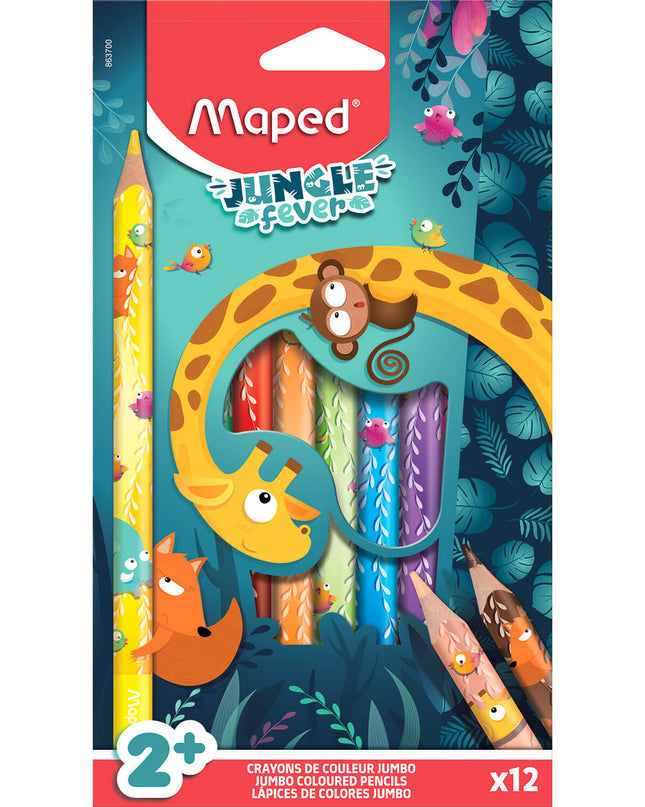 COLORES MAPE JUNGLE FEVER 12 PZ