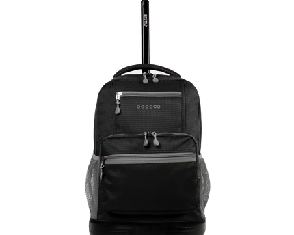 MOCHILA J WORLD C/ RODOS SUNLIGHT BLACK/GREY