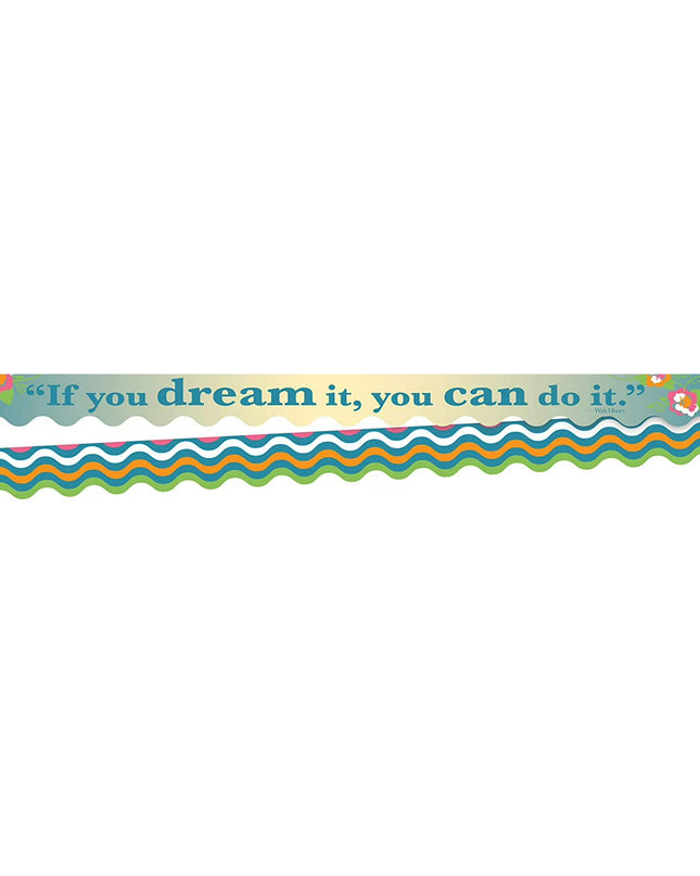 BORDER TRIM SPLASH OF COLOR