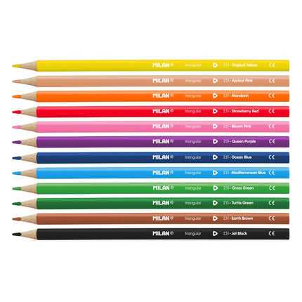COLORES TRIANGULAR 12 MILAN
