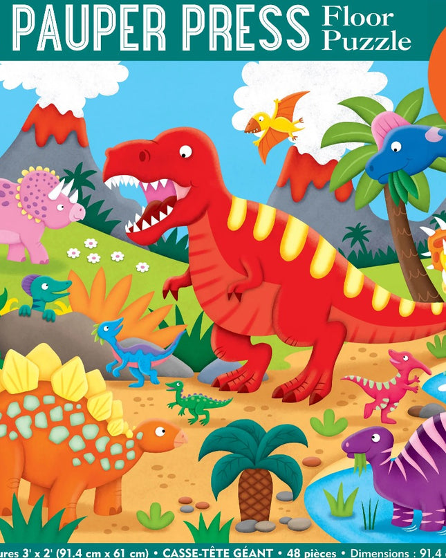 ROMPECABEZA DINOSAURIOS 48PZS