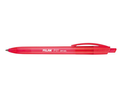 BOLIGRAFO RETR/DRY-GEL P07 ROJO MILAN