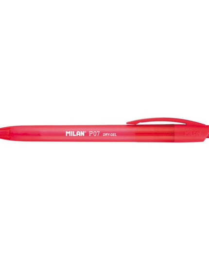BOLIGRAFO RETR/DRY-GEL P07 ROJO MILAN