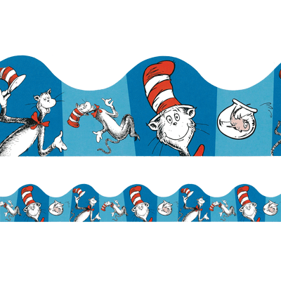 BORDE CAT IN THE HAT BLUE