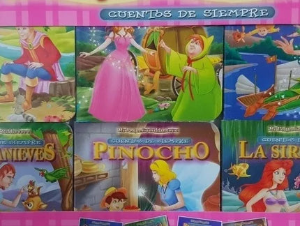 LIBRO MI PEQUEÑA BIBLIOTECA CUENTOS DE SIEMPRE X 6T