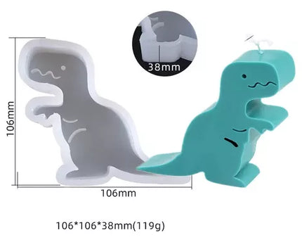 MOLDE DE SILICON DINOSAURIO