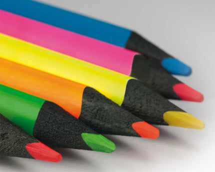COLORES FLUORESCENTE 6 UNID MILAN