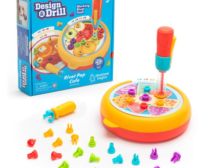 JUGUETE DESIGN & DRILL RIVET POP CAFE