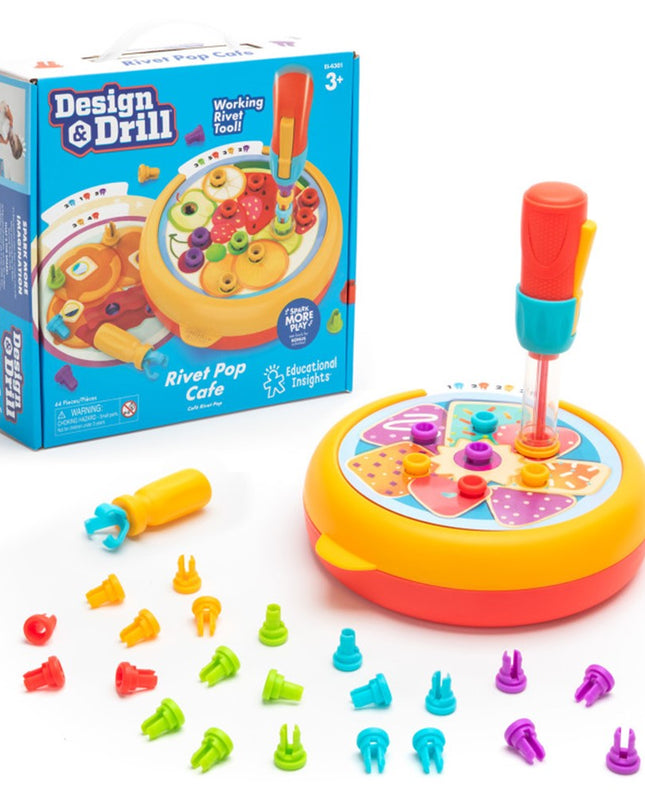 JUGUETE DESIGN & DRILL RIVET POP CAFE