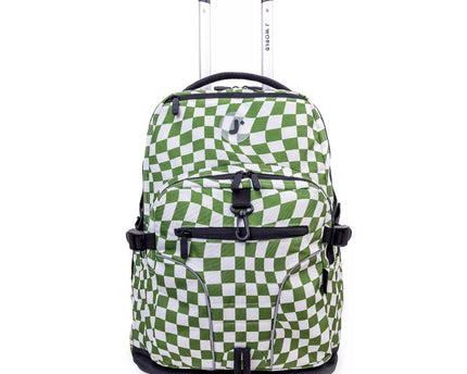 MOCHILA J WORLD C/RODOS LUNAR MATCHA CHECKERS