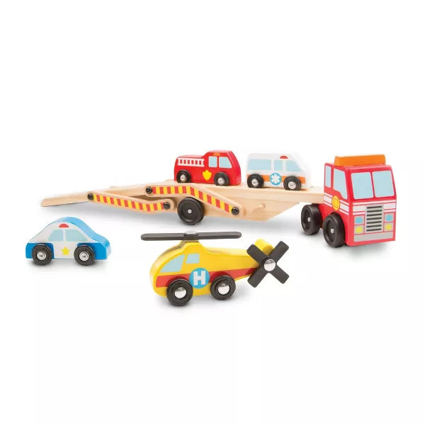 JUGUETE CAMION CON CARROS DE RESCATE