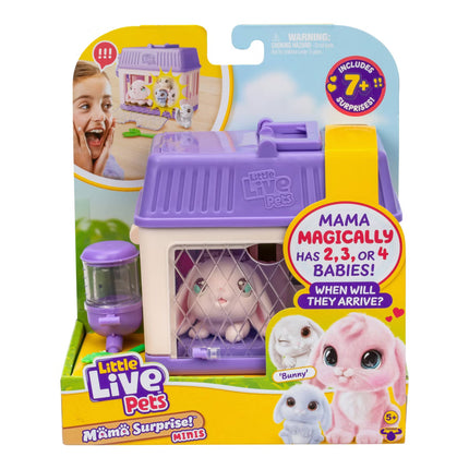 JUGUETE LITTLE LIVE PETS MAMA SURPRISE MINIS PLAYSET BUNNY