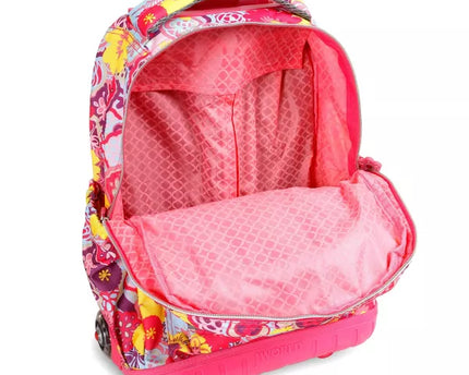 MOCHILA J WORLD C/ RODOS Y LUZ LOLLIPOP POPPY PANSY