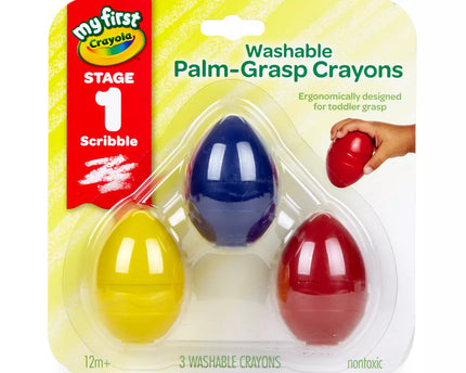 CRAYONES WASHABLE PALM-GRASP