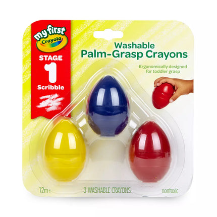 CRAYONES WASHABLE PALM-GRASP