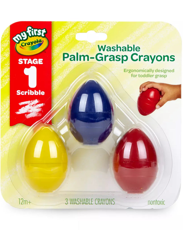 CRAYONES WASHABLE PALM-GRASP
