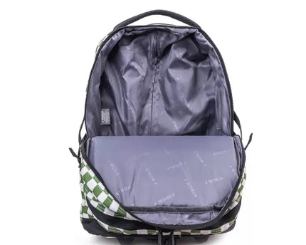 MOCHILA J WORLD C/RODOS LUNAR MATCHA CHECKERS
