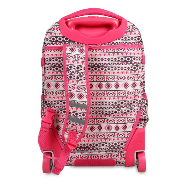 MOCHILA J WORLD C/ RODOS LUNAR SKANDY PINK