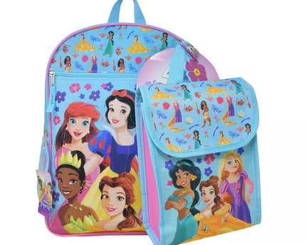 MOCHILA 16"CON LONCHERA PRINCESS