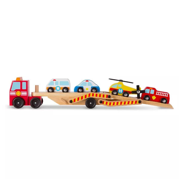 JUGUETE CAMION CON CARROS DE RESCATE