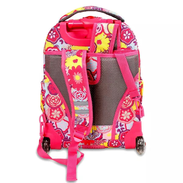 MOCHILA J WORLD C/ RODOS Y LUZ LOLLIPOP POPPY PANSY