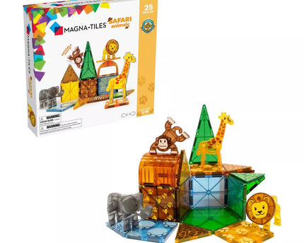 MAGNA TILES - SAFARI ANIMALS 25-PIECE SET