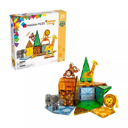MAGNA TILES - SAFARI ANIMALS 25-PIECE SET