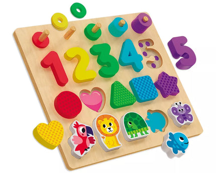 JUGUETE STACK & SORT BOARD COLOURFUL MATHS
