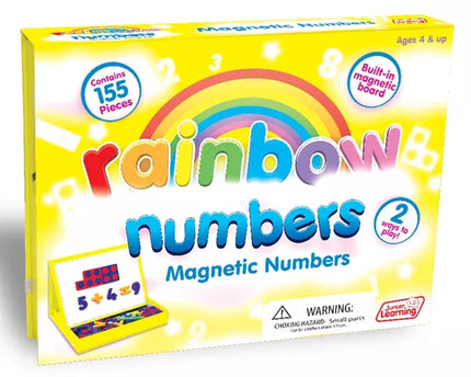 RAINBOW NUMBERS MAGNETIC NUMBERS - 155 PCS