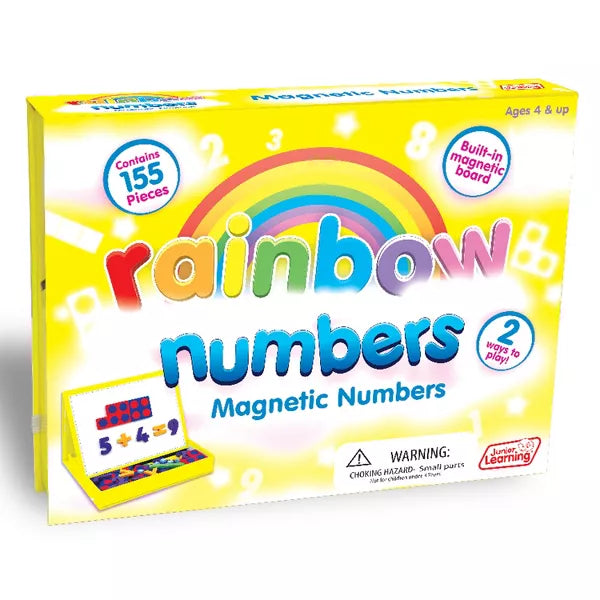 RAINBOW NUMBERS MAGNETIC NUMBERS - 155 PCS