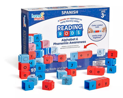JUEGO READING RODS IN SPANISH ALPHABET & PHONEMIC AWARENESS