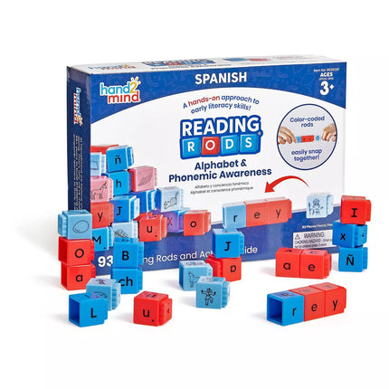 JUEGO READING RODS IN SPANISH ALPHABET & PHONEMIC AWARENESS
