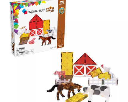 MAGNA TILES - FARM ANIMALS 25-PIECE SET