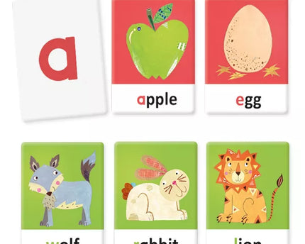 FLASH CARD TACTILE AND PHONICS ALPHABET MONTESSORI