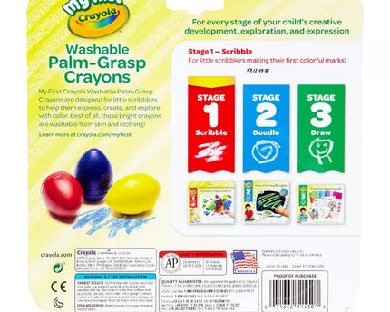 CRAYONES WASHABLE PALM-GRASP